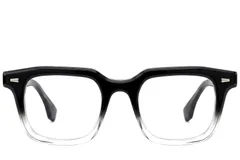 BS522-0349_Black_Rectangular_Acetate_Glasses_front