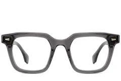 BS522-0350_Grey_Rectangular_Acetate_Glasses_front