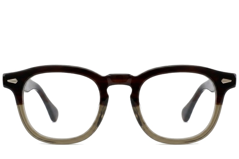 Rectangular Tortoiseshell Acetate Glasses #BS522-0357