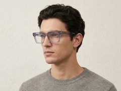 Rectangular Grey Acetate Glasses #BS522-0374