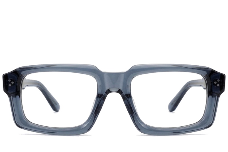 Rectangular Blue Acetate Glasses #BS522-0391
