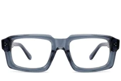 Rectangular Blue Acetate Glasses #BS522-0391