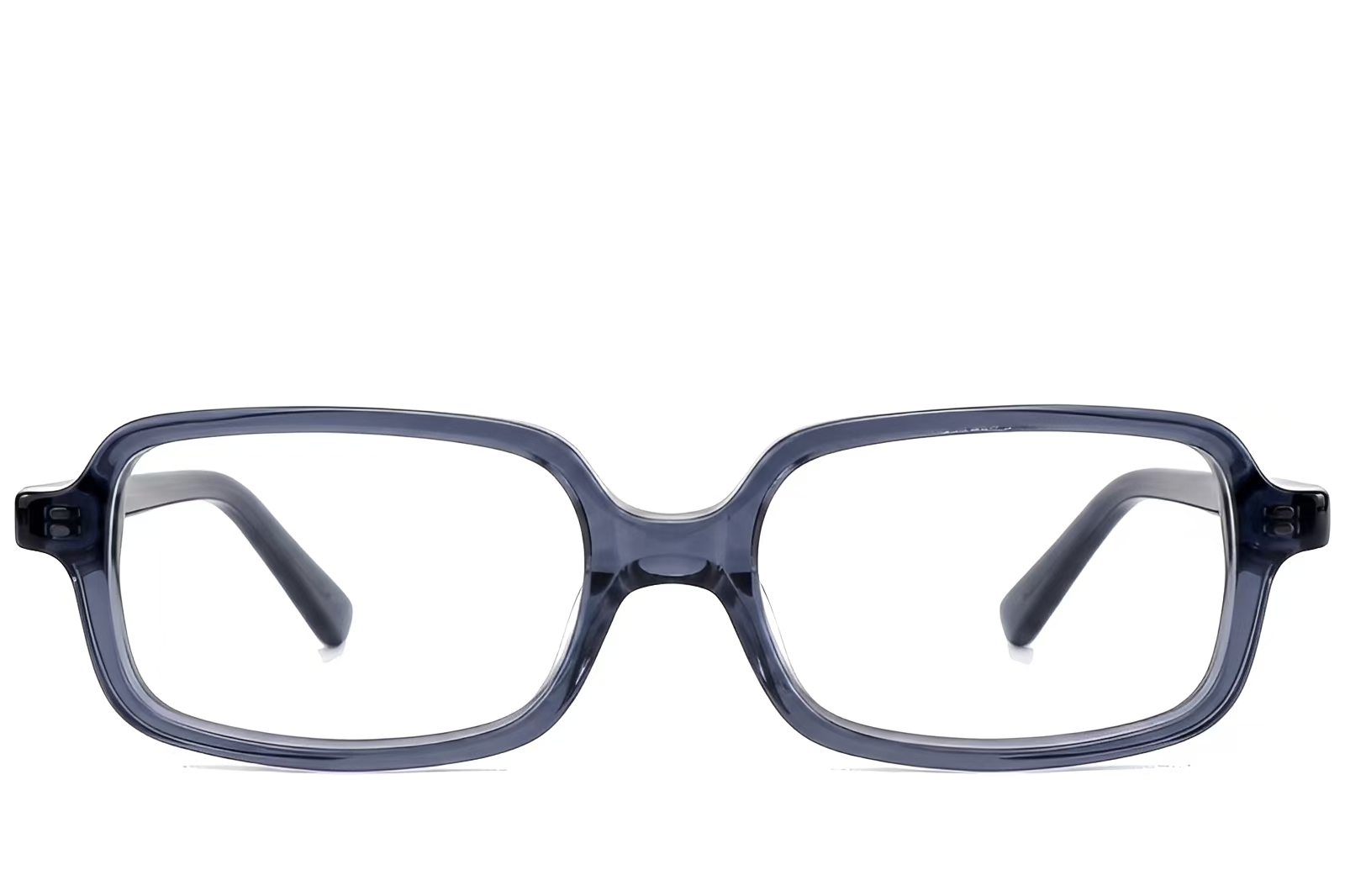BS522-0401_Blue_Rectangular_Acetate_Glasses_front