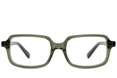 BS522-0402_Green_Rectangular_Acetate_Glasses_front