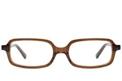 BS522-0403_Brown_Rectangular_Acetate_Glasses_front