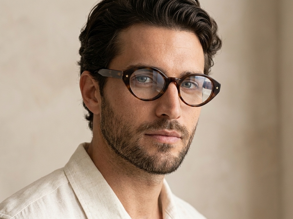 BS522-0408_Tortoiseshell_Oval_Acetate_Glasses-tryon_male