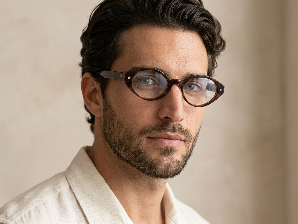 BS522-0408_Tortoiseshell_Oval_Acetate_Glasses-tryon_male