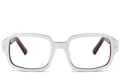 BS522-0421_White_Rectangular_Acetate_Glasses_front