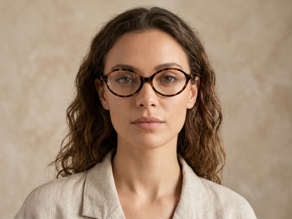 BS522-0424_Tortoiseshell_Oval_Acetate_Glasses-tryon_female