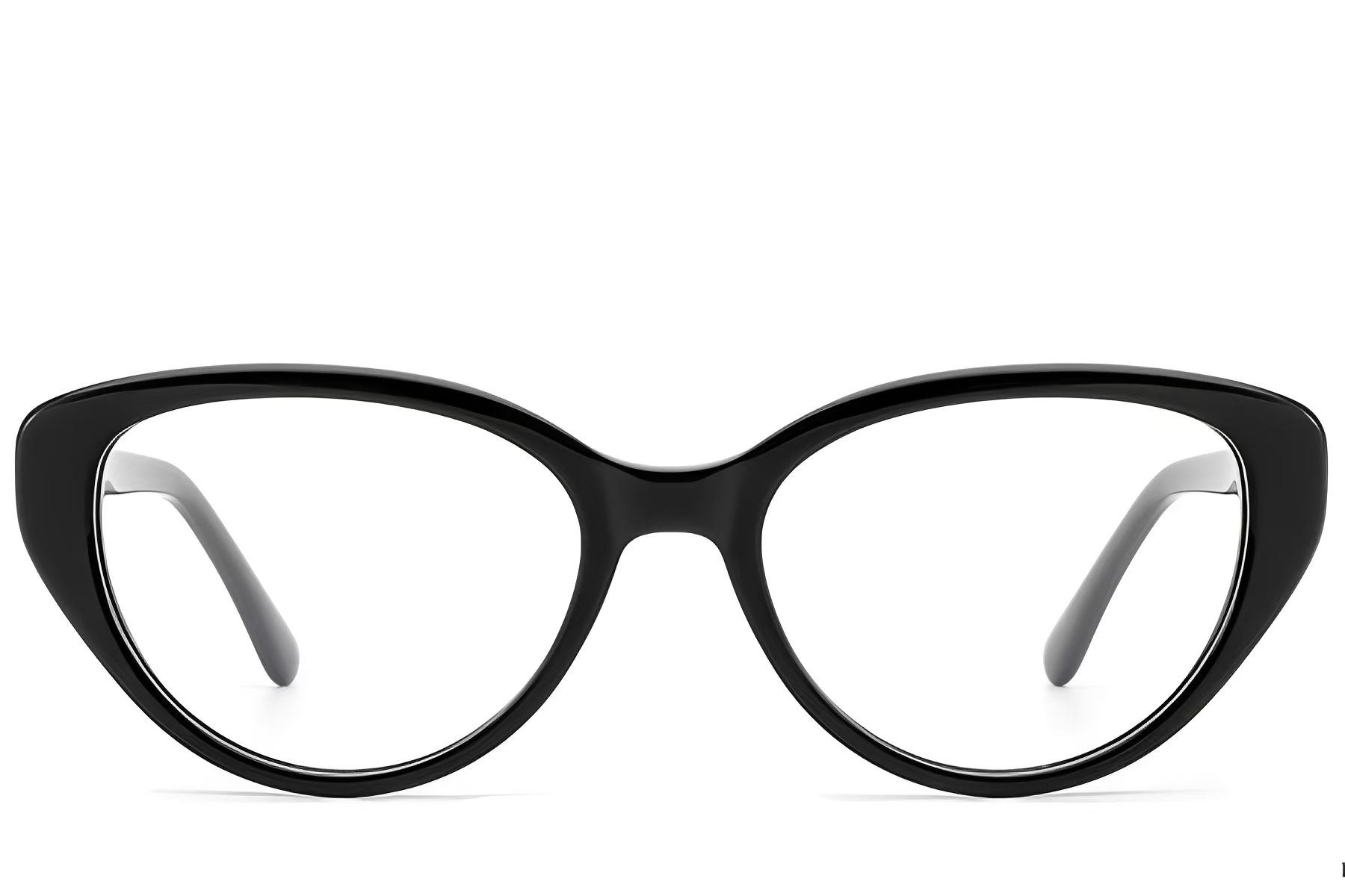BS522-0427_Black_Butterfly_Acetate_Glasses_front