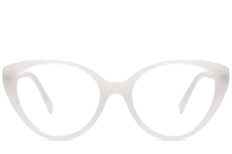 Butterfly White Acetate Glasses #BS522-0433