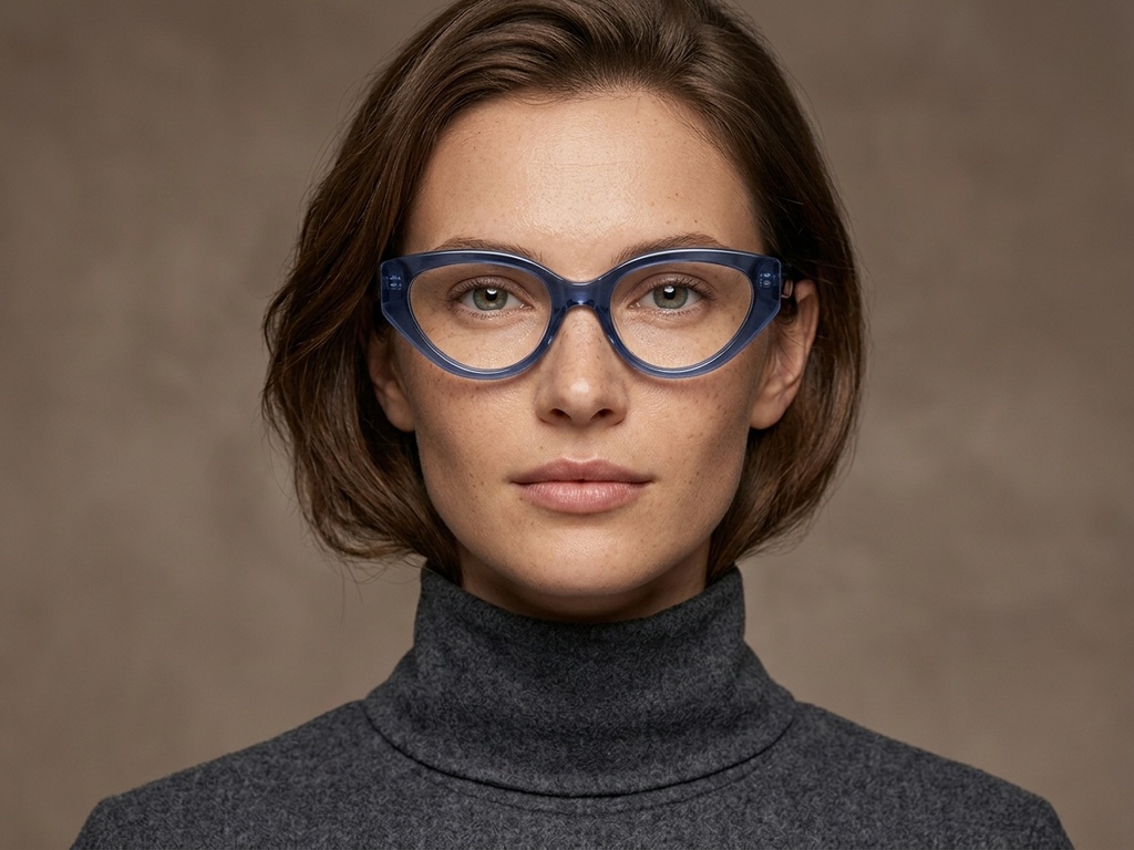 Butterfly Blue Acetate Glasses #BS522-0451