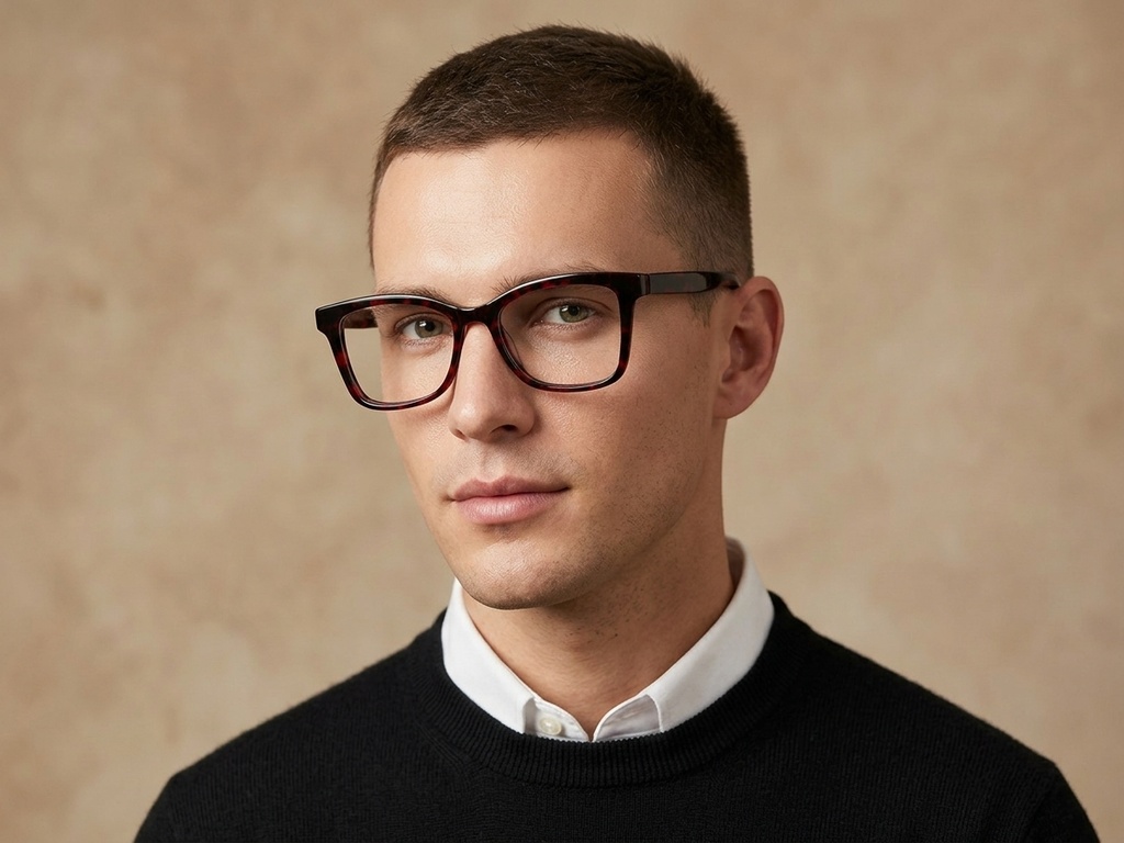 Butterfly Red Acetate Glasses #BS522-0464