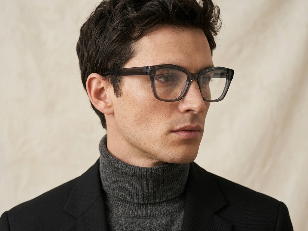 Butterfly Grey Acetate Glasses #BS522-0468