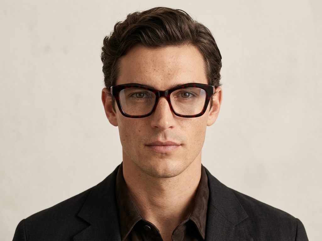 Butterfly Red Acetate Glasses #BS522-0470