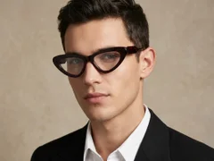 Butterfly Red Acetate Glasses #BS522-0477