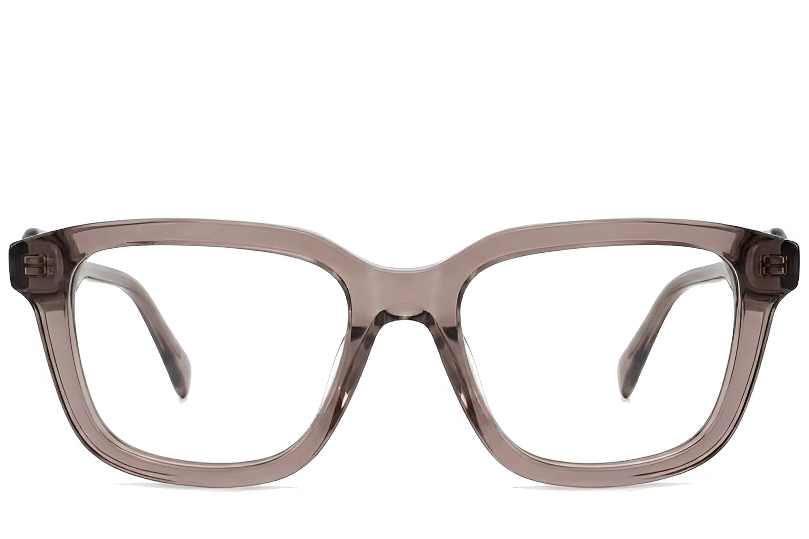 BS522-0493_Brown_Rectangular_Acetate_Glasses_front