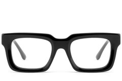 BS522-0571_Black_Rectangular_Acetate_Glasses_front