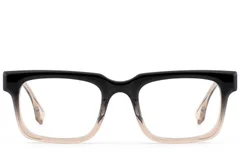 BS522-0579_Brown_Rectangular_Acetate_Glasses_front
