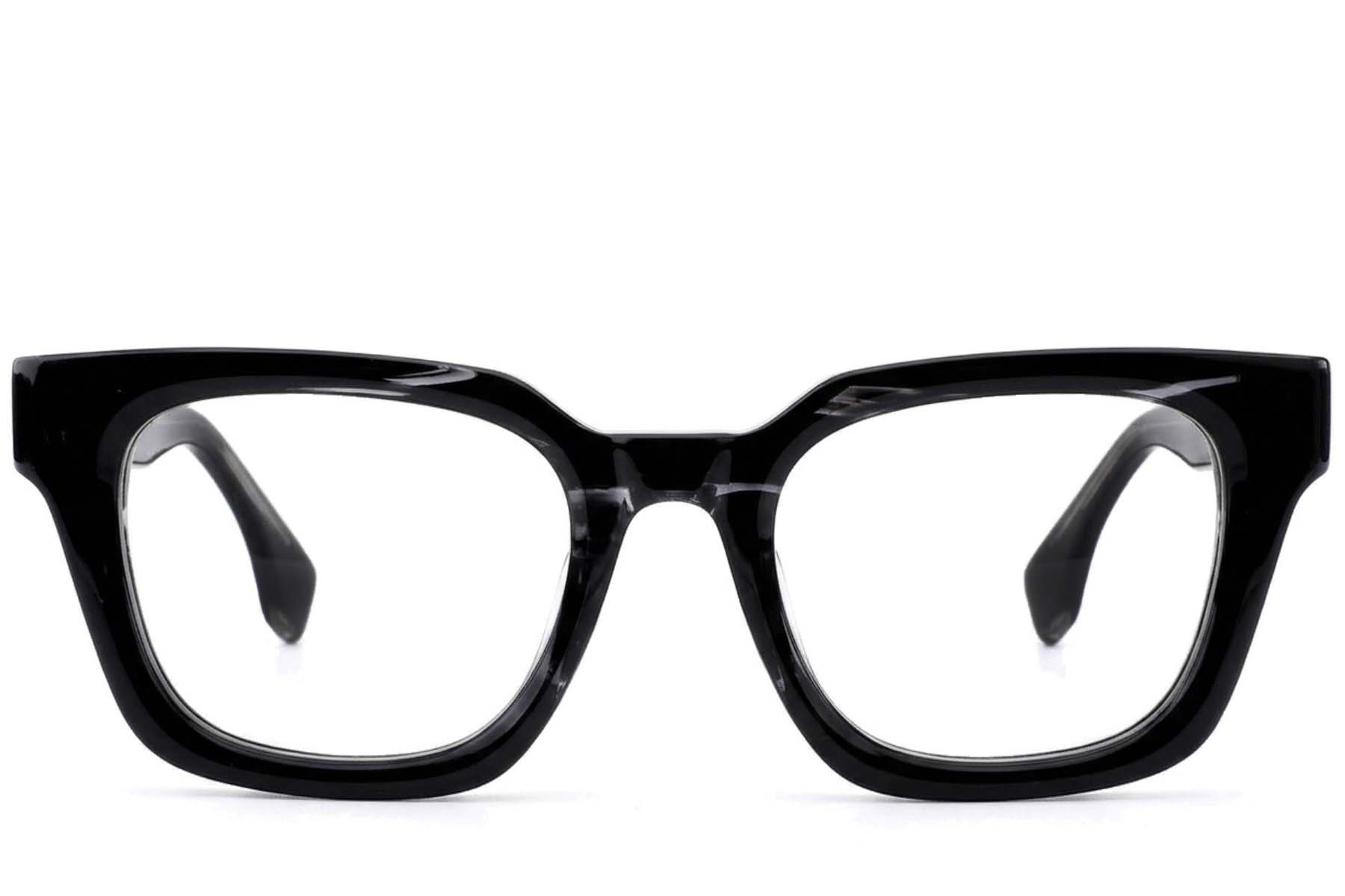 BS522-0584_Black_Rectangular_Acetate_Glasses-front