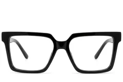 BS522-0595_Black_Rectangular_Acetate_Glasses-front