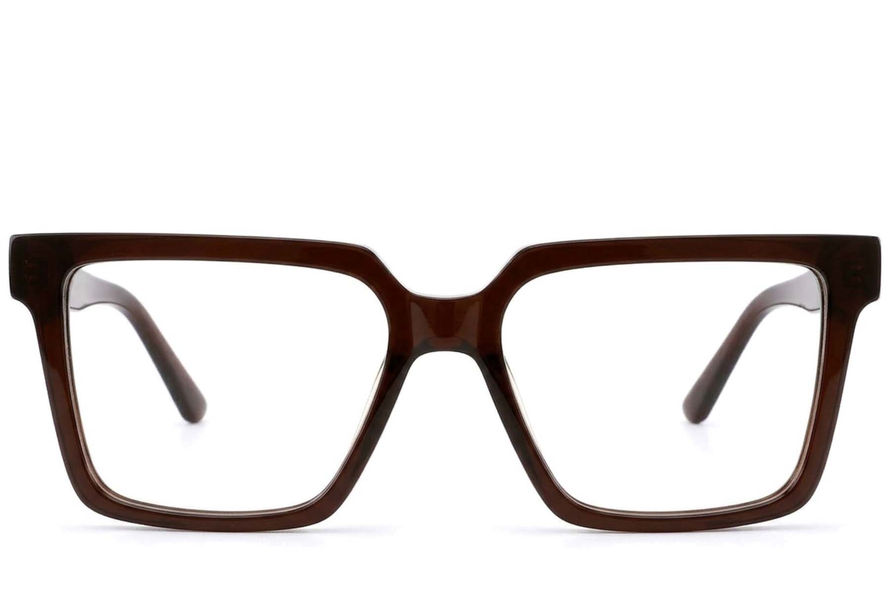 BS522-0598_Brown_Rectangular_Acetate_Glasses-front