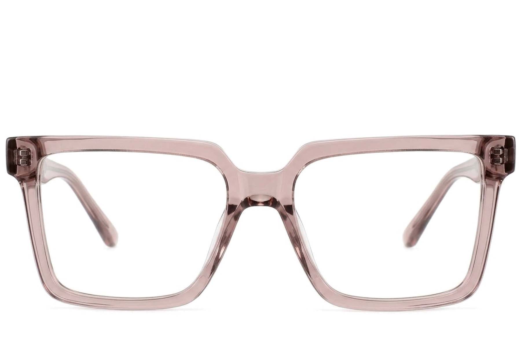 BS522-0599_Pink_Rectangular_Acetate_Glasses-front