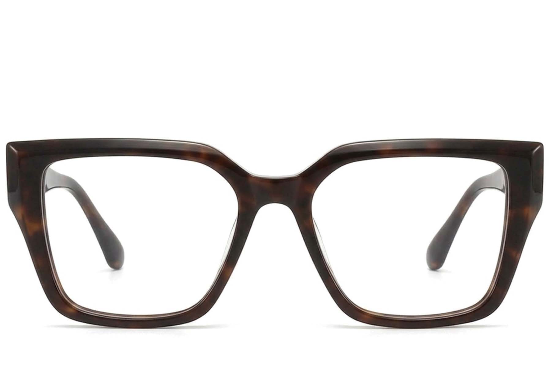 BS522-0602_Tortoiseshell_Rectangular_Acetate_Glasses-front