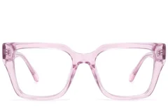 BS522-0605_Pink_Rectangular_Acetate_Glasses-front