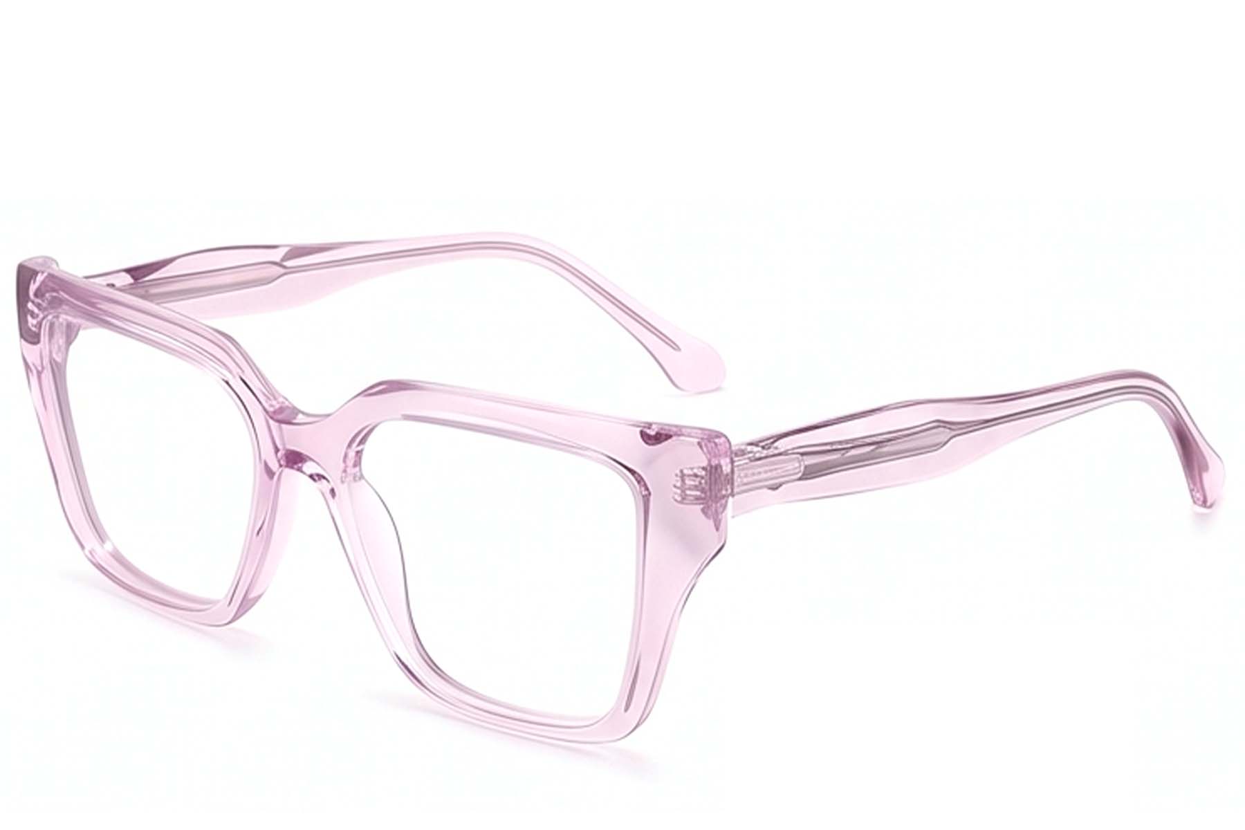 BS522-0605_Pink_Rectangular_Acetate_Glasses_corner