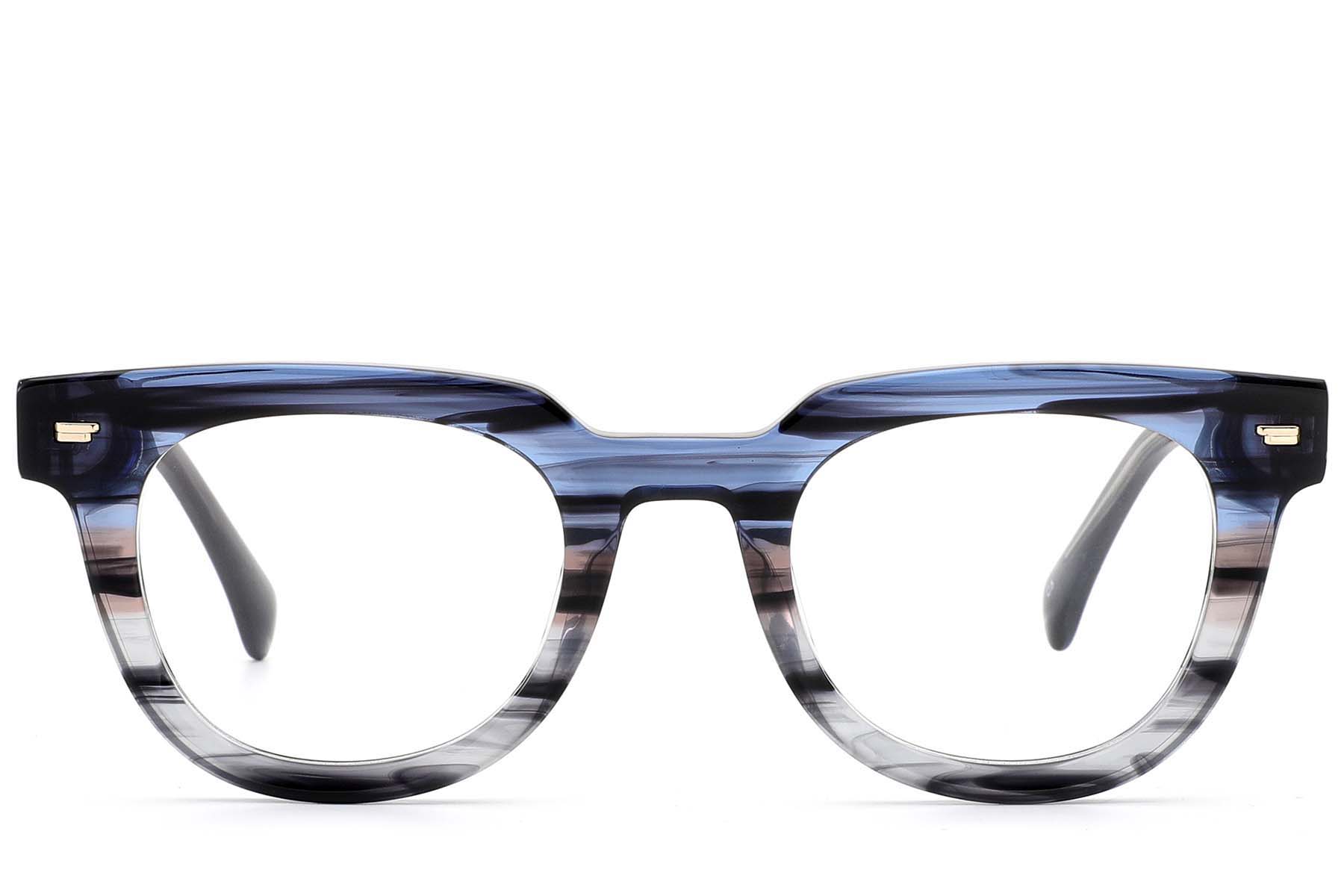 BS522-0616_Grey_Oval_Acetate_Glasses_front