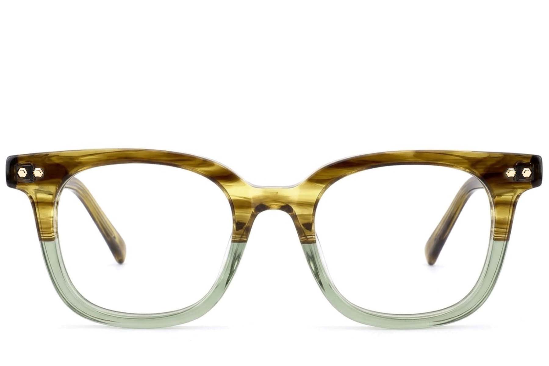BS522-0625_Yellow_Rectangular_Acetate_Glasses-front