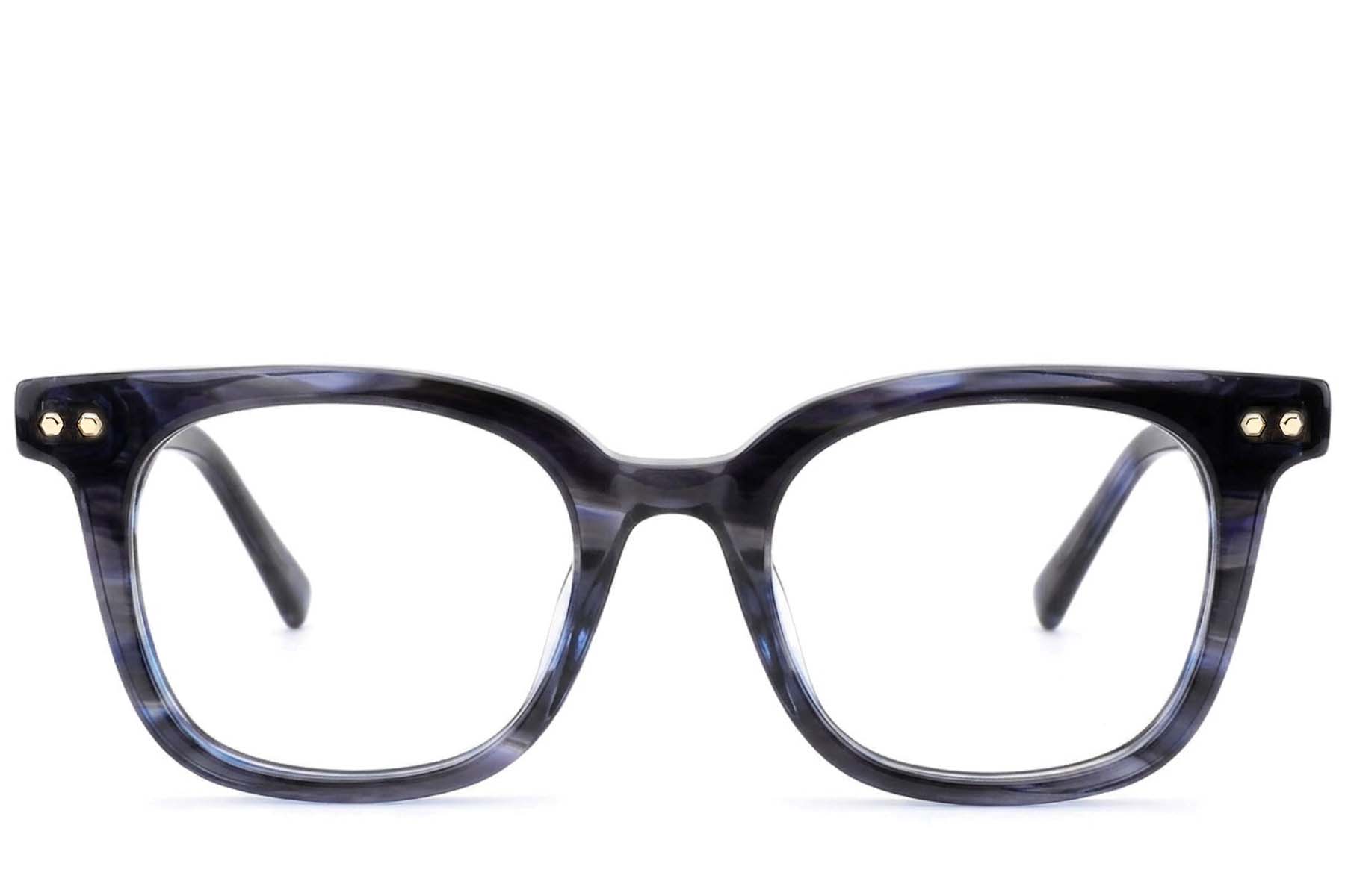 BS522-0627_Blue_Rectangular_Acetate_Glasses-front