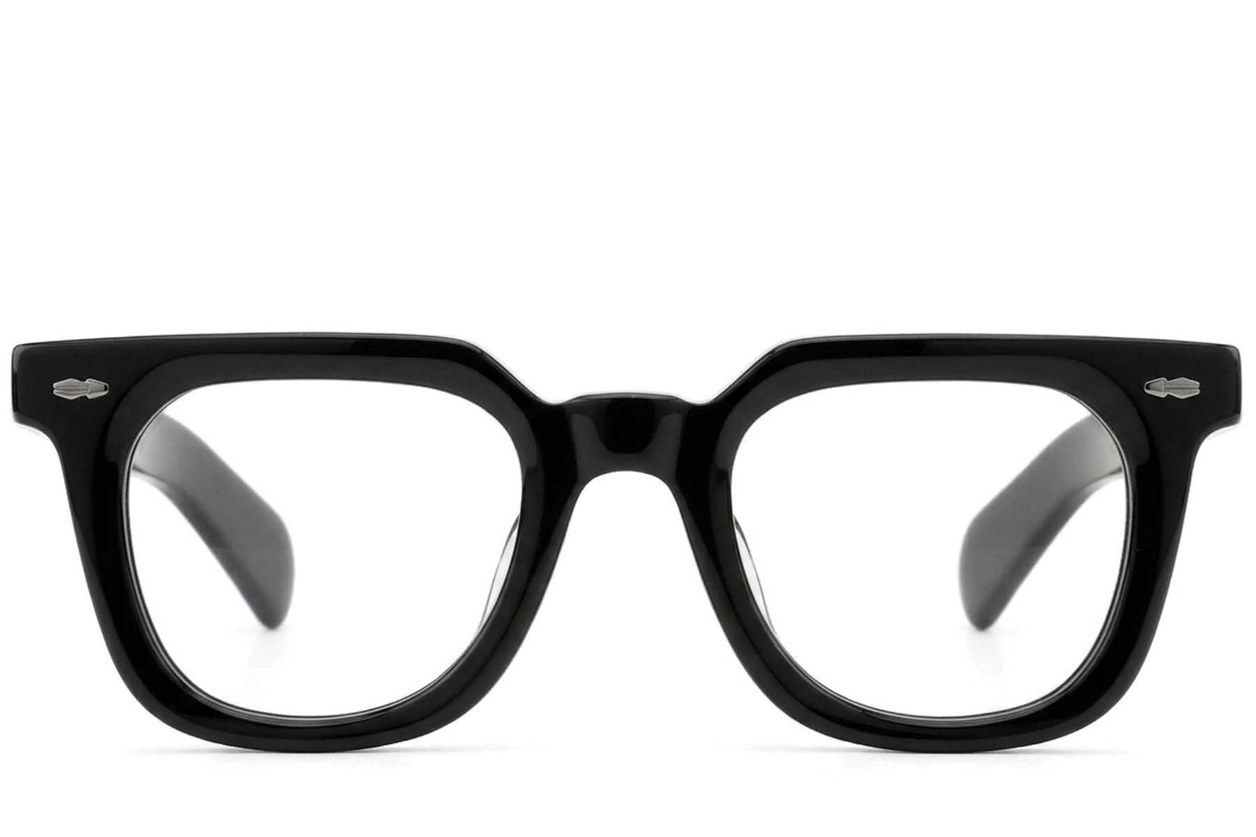 BS522-0628_Black_Rectangular_Acetate_Glasses-front