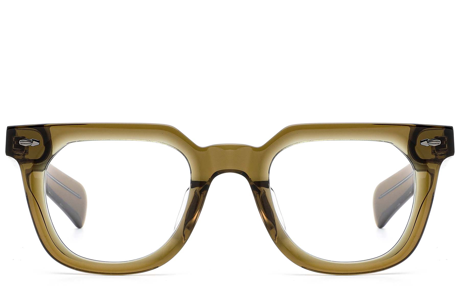 BS522-0631_Green_Rectangular_Acetate_Glasses_front
