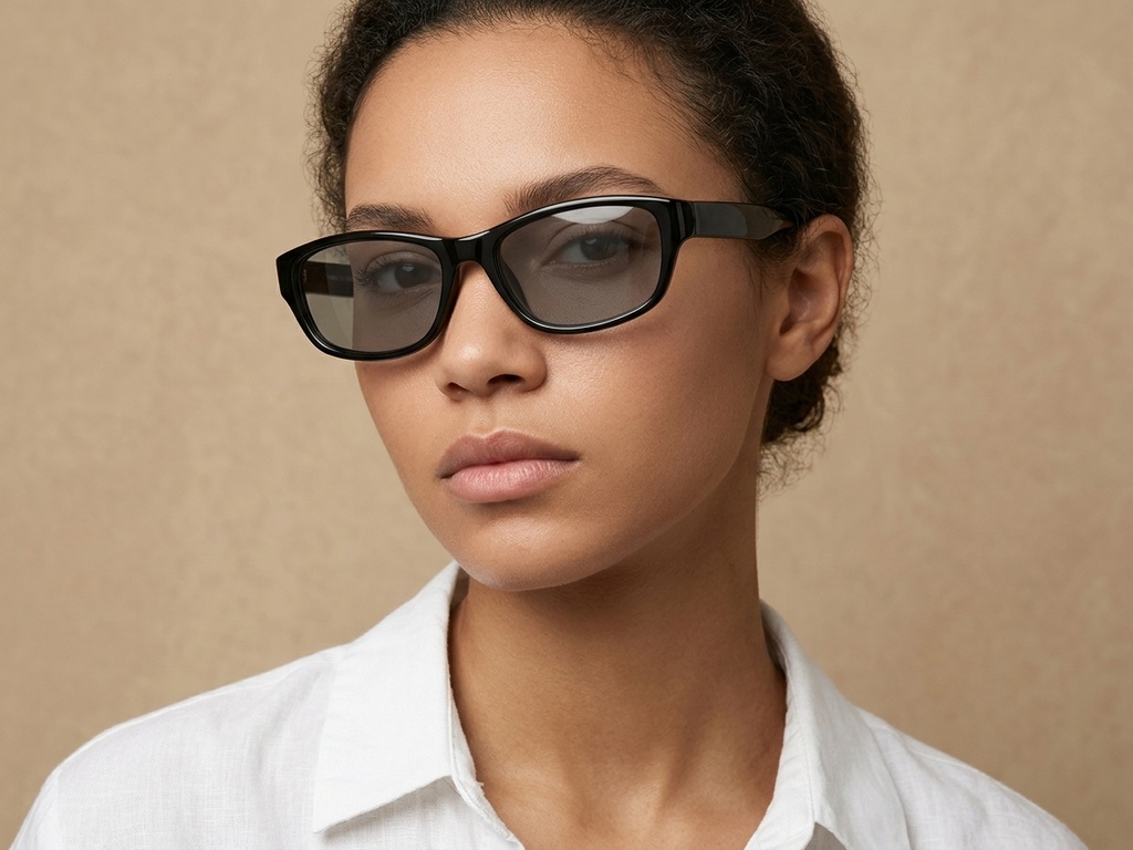 BS824-0346_Black_Butterfly_TR90_Sunglasses-tryon_female
