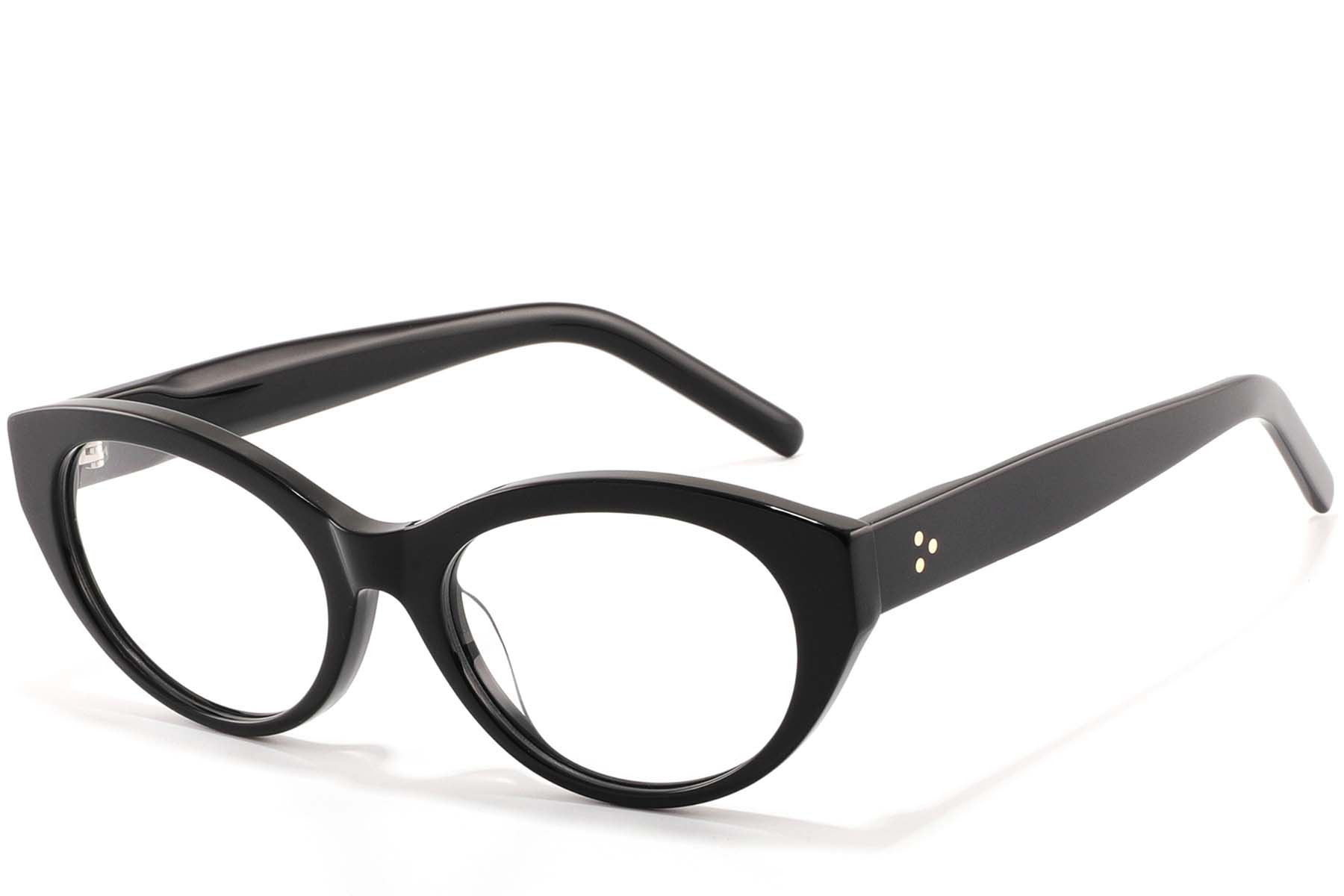 Butterfly Black Acetate Glasses #BS2607-0313