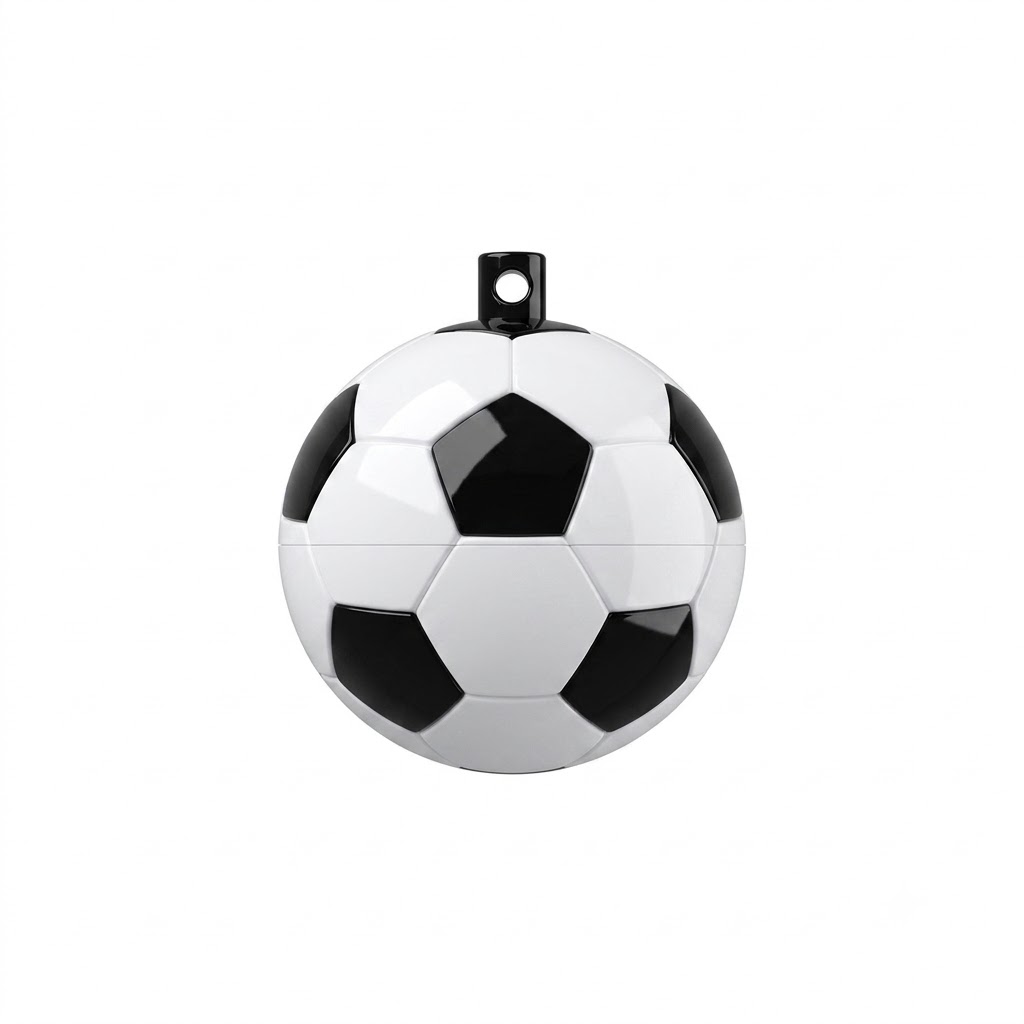 Soccer Ball Smart Tracker, Apple Find My Compatible Global GPS Locator, Anti-Lost Alert Item Finder, IP68 Waterproof, 30-Month Battery Life