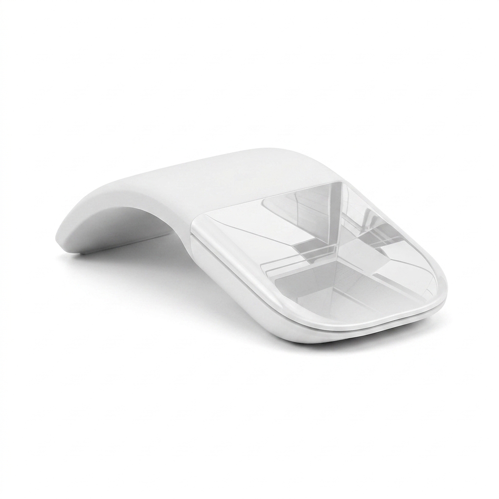 Souris Bluetooth 5.0 pliable ultra-fine, clics silencieux, autonomie de 1440 heures