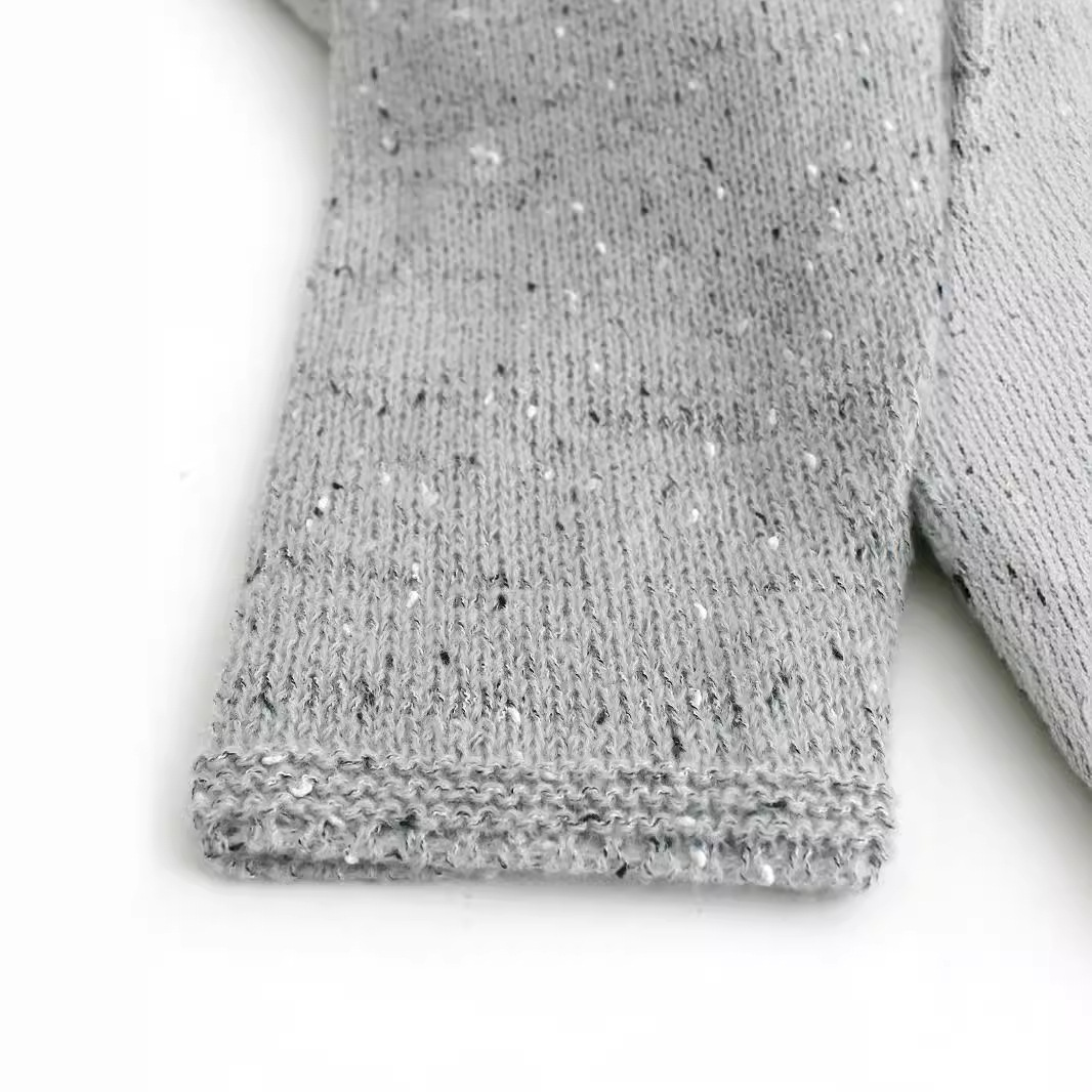 Women's Long Sleeve Knit Sweater Dress with Pockets - Fall/Winter