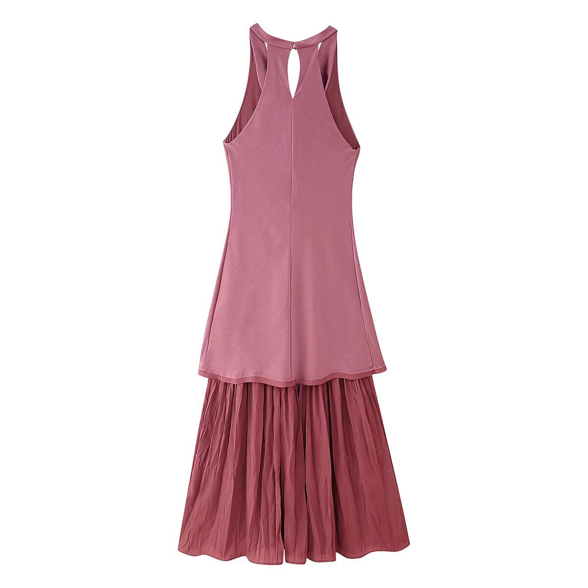 Midikleid mit Plisseeschnitt und A-Linie, Damenmodell KUN-00212