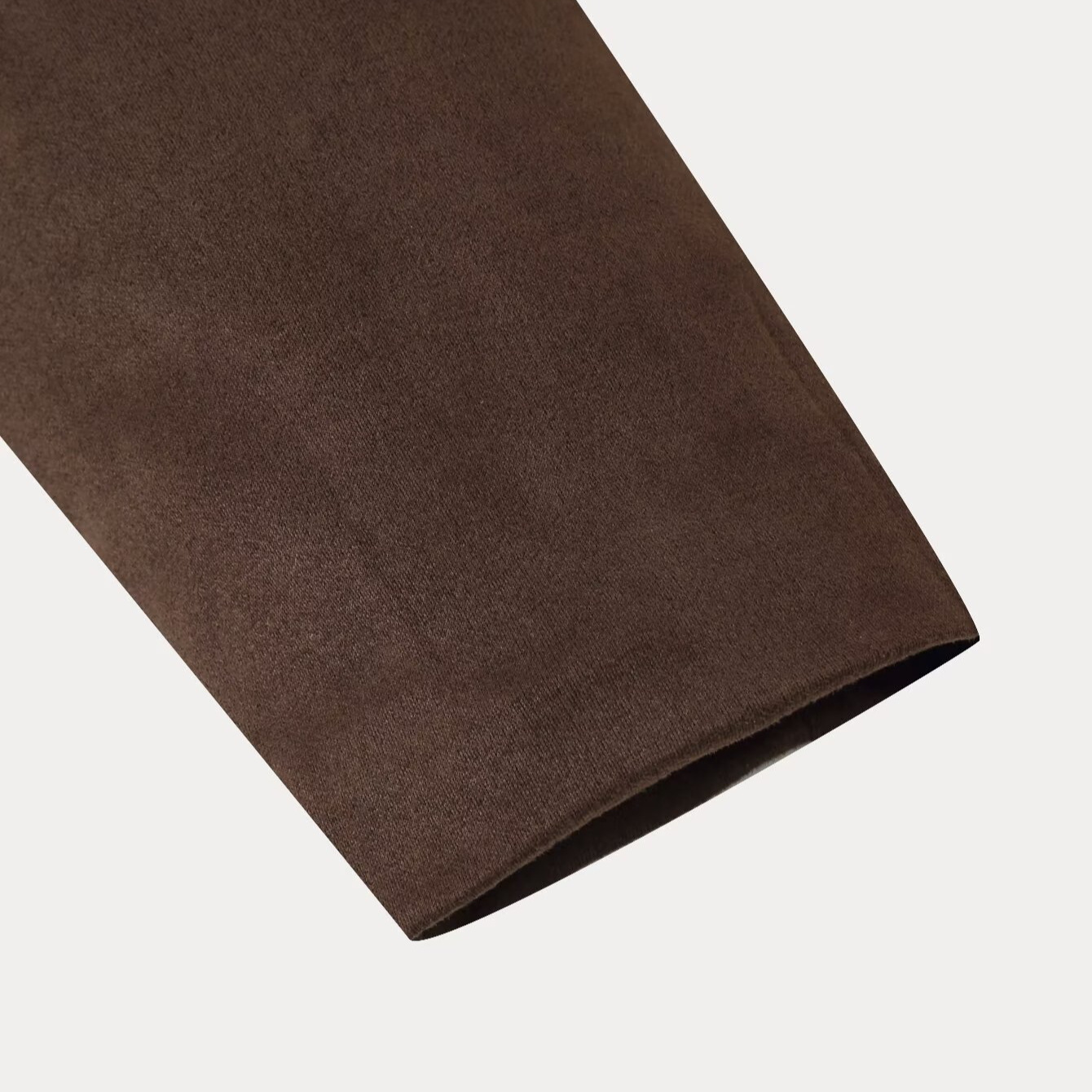 Faux Suede Belted Jacket - European Style KUN-00077