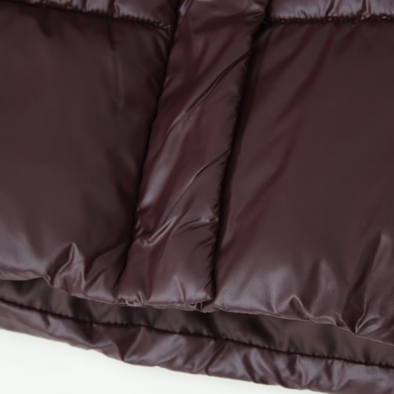 Hooded Puffer Jacket Shiny Classic Style KUN-00001