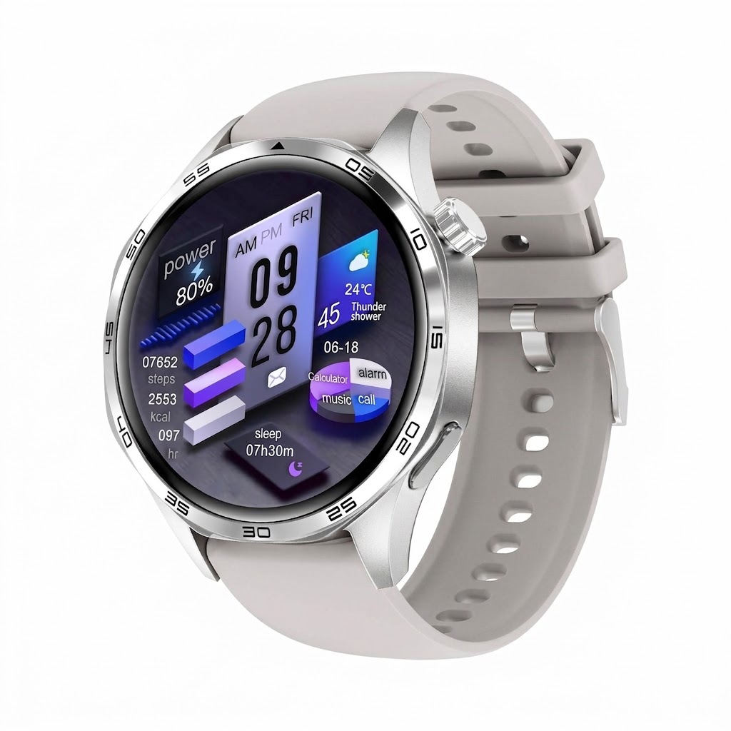 GT5 PRO Smart Watch with Round Display, Bluetooth Calling & Fitness Tracker