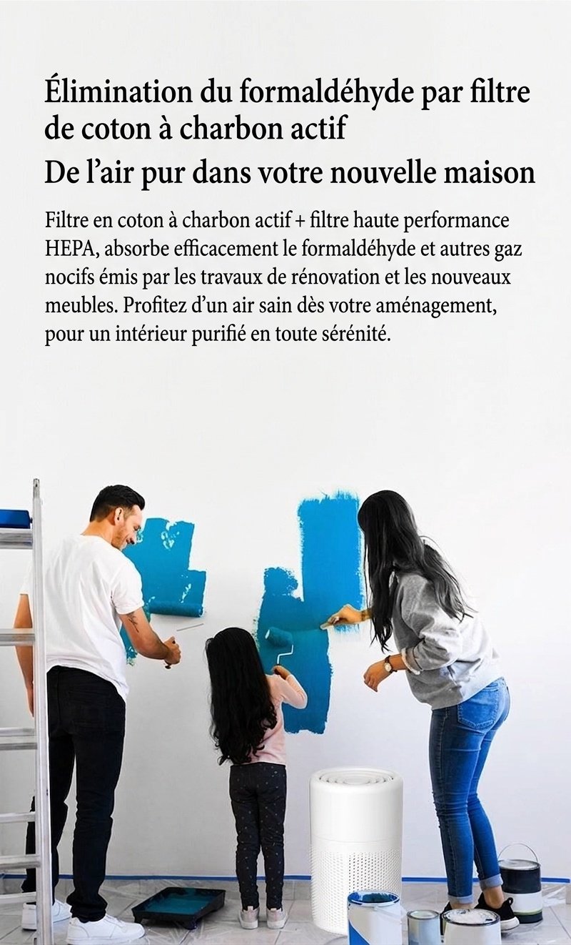 Purificateur d'air portable H13 HEPA avec filtre à charbon actif et diffuseur d'arômes, ultra-silencieux (37 dB), purificateur d'air multicouche alimenté par USB-C pour la maison et le bureau