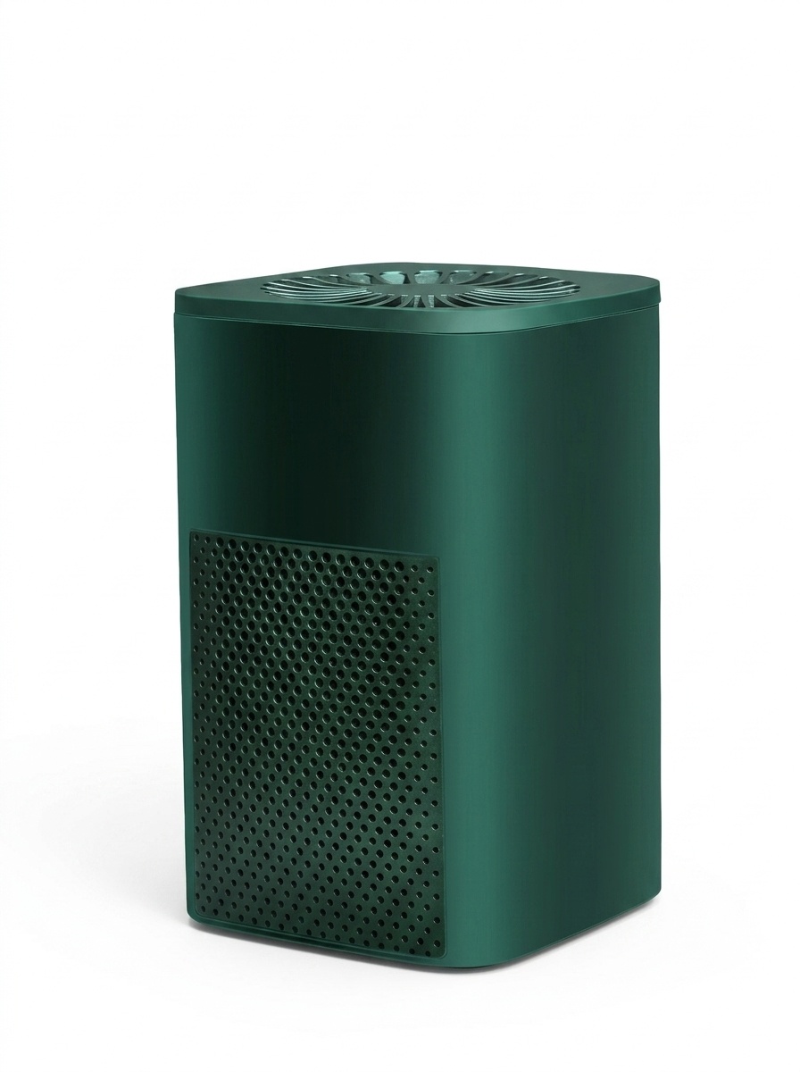 Purificador de aire USB compacto con filtro de carbón activado, purificador de aire portátil y silencioso para el hogar, la oficina, el escritorio y espacios pequeños.