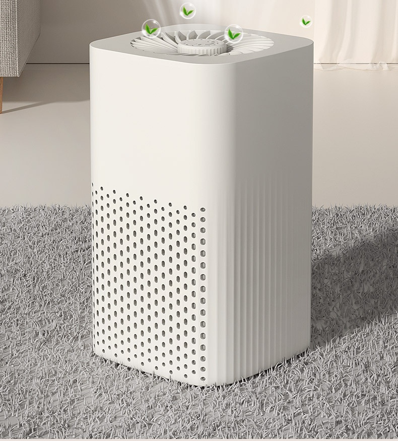 Compact Air Purifier with HEPA & Activated Carbon Filter, Integrated Aroma Diffuser, Quiet Operation Odor, Dust & Pollen Remover for Home & Bedroom