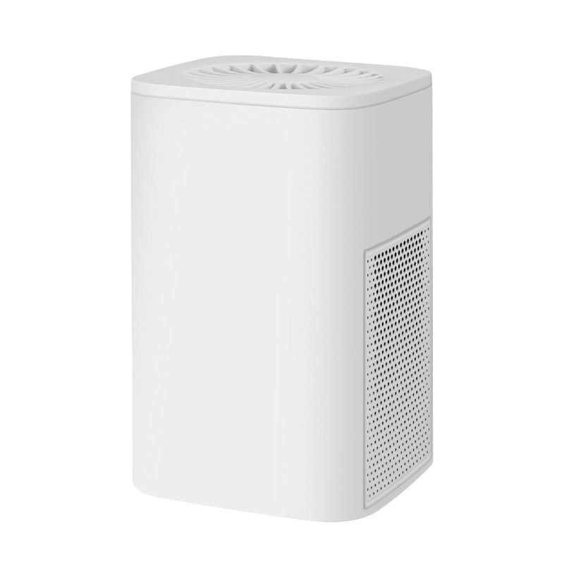 Portable HEPA Air Purifier with Dual Active Carbon Filter, Quiet ≤30dB Operation, USB Powered Compact Air Cleaner for Home, Office & Spaces up to 42m²