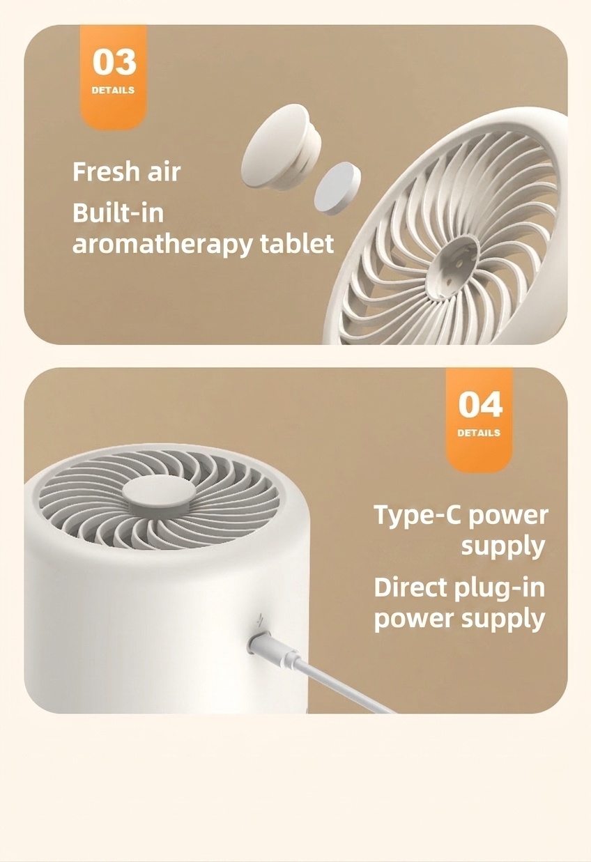 Smart Air Purifier with Multi-Layer Filtration, Odor & Formaldehyde Removal, Built-in Aromatherapy, Quiet Operation Air Cleaner for Home & Office