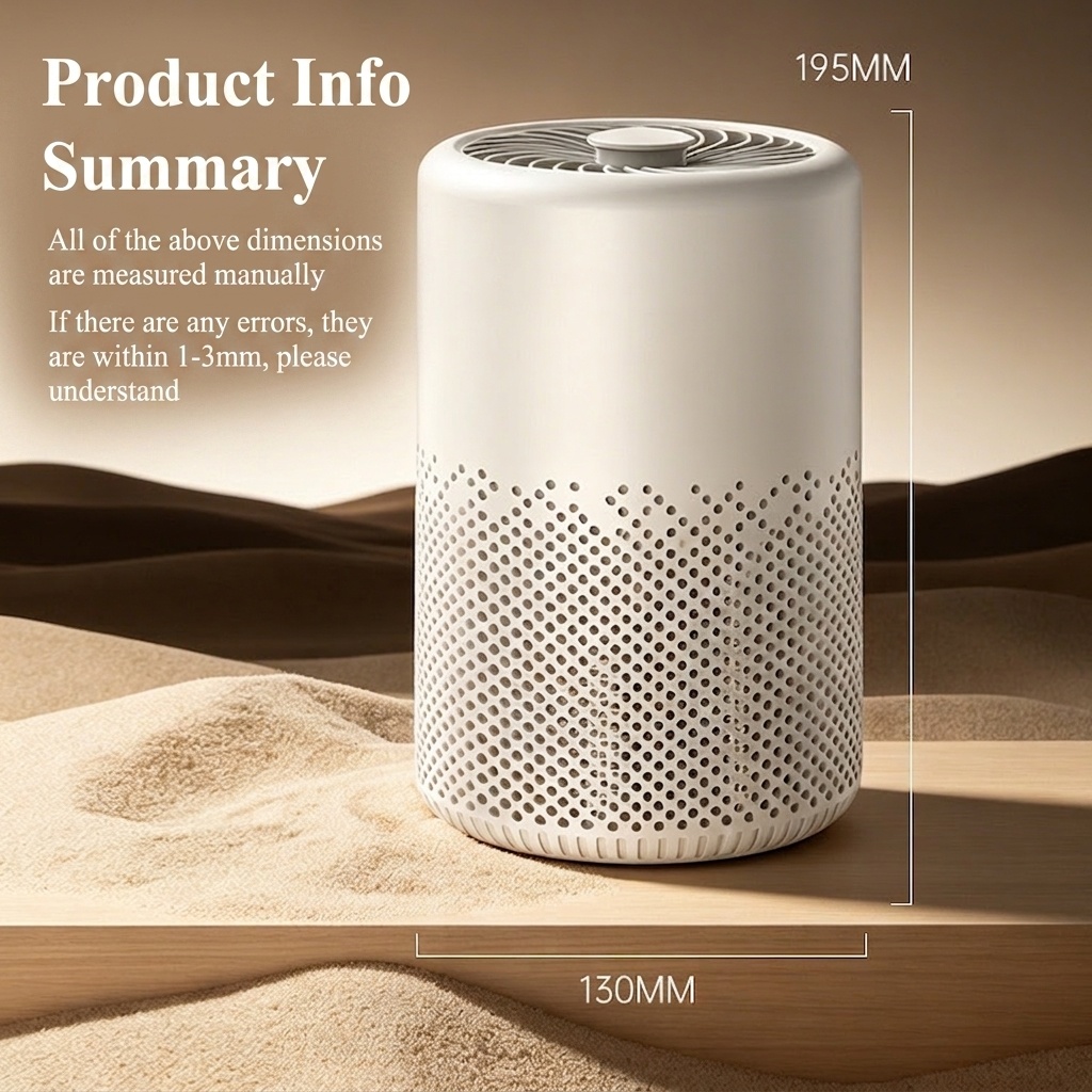 Smart Air Purifier with Multi-Layer Filtration, Odor & Formaldehyde Removal, Built-in Aromatherapy, Quiet Operation Air Cleaner for Home & Office